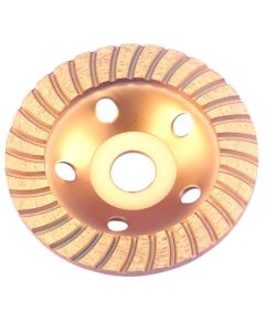 Чашка Фреза алмазная Турбо CTД-147, Размер: 150мм (черная) 