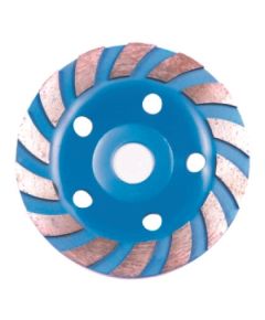 Чашка Фреза алмазная Турбо-Сегмент СТД-148, Размер: 125 (синяя)