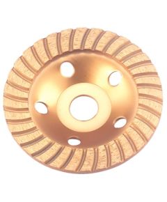 Чашка Фреза алмазная Турбо Economy СТД-190, Размер: 180мм (желтая) 