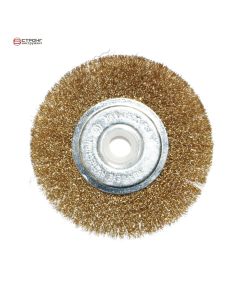Щетка дисковая 125*22.23 для УШМ (латунь) СТМ-51800125