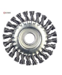 Щетка дисковая (жёсткая) витая проволока СТМ-521, Размер: 150