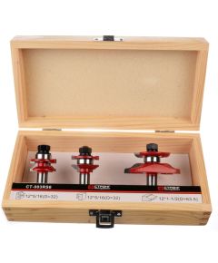 Набор твердосплавных фрез по дереву 3шт. СТ-003RS6