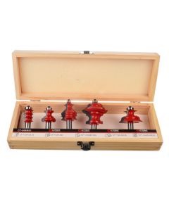 Набор твердосплавных фрез по дереву 5шт. СТФ-005RS1