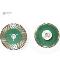 Диск алмазный отрезной Турбо Duplex с фланцем СТД-170, Размер: 230-2.2/3.5-8/25 M14/22.23