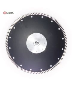 Диск алмазный отрезной Турбо с фланцем М14 СТД-182, Размер: 230/10/22.23/М14