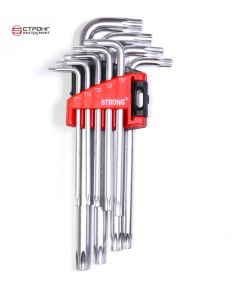 Набор шестигранных ключей TORX из 9 предметов СТП-923, Размер: THX (средний) Т15-Т55