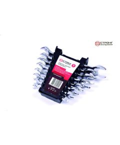 Набор ключей рожковых СТП-968, Размер: 8шт (6х7,8х9,10х11,12х13,14х15,16х17,18х19,20х21)