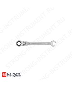 Ключ трещеточный Cr-V с шарниром, удлинённый СТП–987, Размер: 15/210