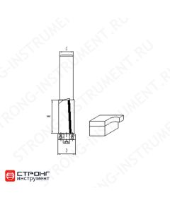 Фреза по дереву кромочная прямая CTФ-1020S, Размер: 8/16/40  