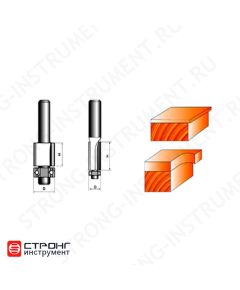 Фреза обгонная двунаправленный рез CTФ-1020Z2+2, Размер: 12/19/50  