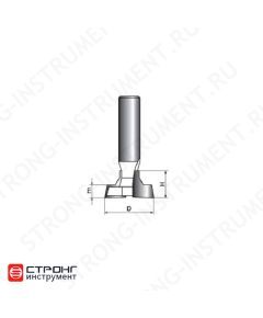 Фреза по дереву прямая пазовая CTФ-1608