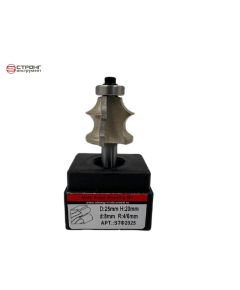 Фреза по дереву кромочная полустержневая CTФ-2025, Размер: 8/30/26  R6/R8  