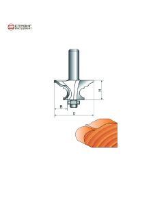 Фреза по дереву кромочная фигурная CTФ-2036, Размер: 8/38/20  