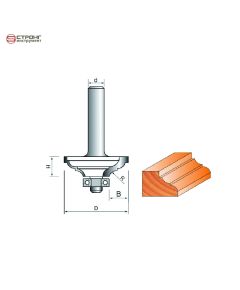 Фреза по дереву кромочная калевочная CTФ-2103, Размер: 8/50/14 R8   