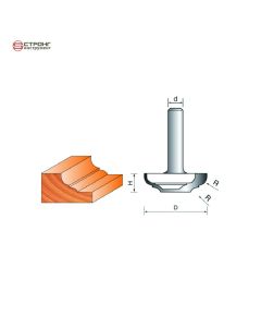 Фреза по дереву пазовая фасонная CTФ-2152, Размер: 8/28/8 R4   