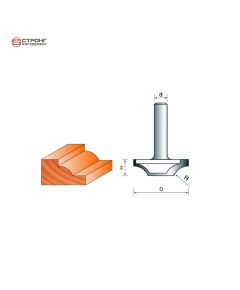 Фреза по дереву пазовая фасонная CTФ-2156, Размер: 8/28/8 R8 