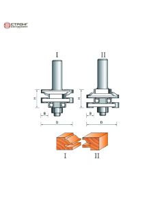 Фреза по дереву комбинированная рамочная CTФ-3550, Размер: 8/38/21  