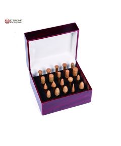 Набор алмазных шарошек с гальваническим покрытием 20PCS, 6х60 мм, СTФ-9909