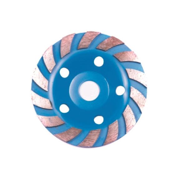 Чашка Фреза алмазная Турбо-Сегмент СТД-148, Размер: 125 (синяя)