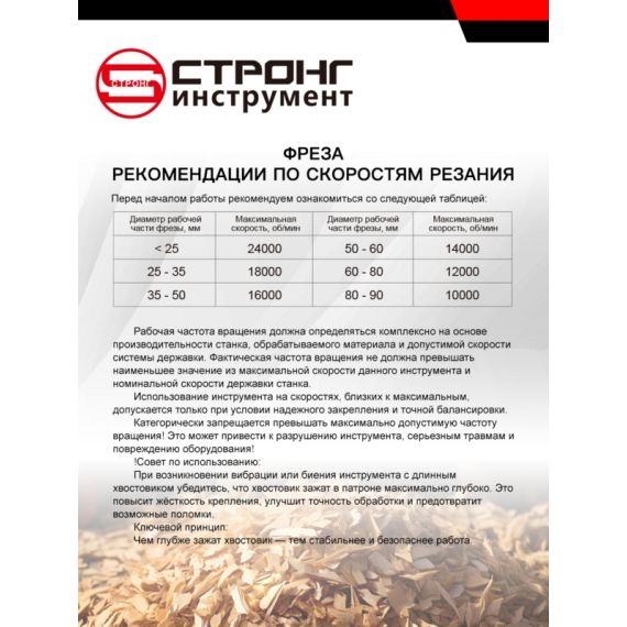 Фреза по дереву кромочная прямая Z4 CTФ-1021, Размер: 12/19/60 Z4  , изображение 5