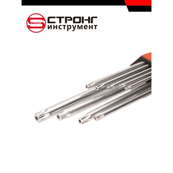 Набор шестигранных ключей TORX из 9 предметов СТП-923, Размер: THX (средний) Т15-Т55, изображение 12