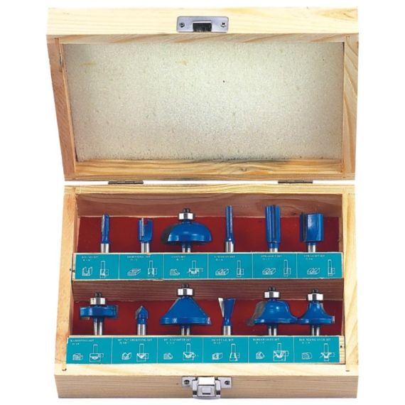 Набор твердосплавных фрез по дереву СТФ-8318